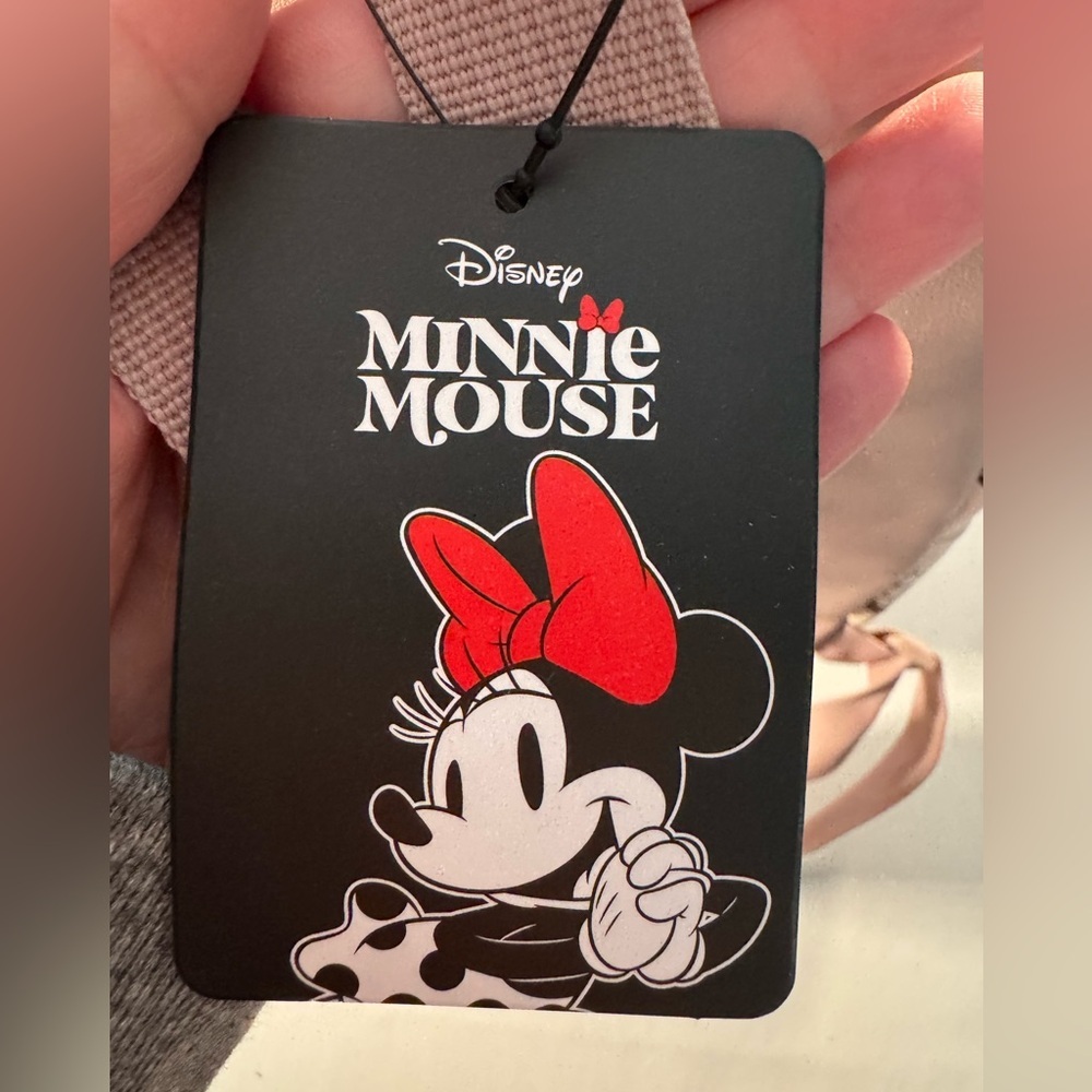 NWT Disney Minnie Mouse cream/mauve backpack. Disneyworld disneyland - Picture 2 of 8